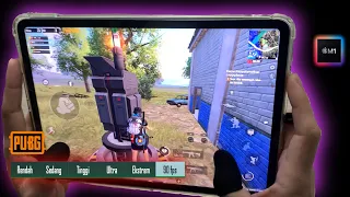 Power of IPAD PRO M1 chip 90 fps | 4 fingers claw with handcam | PUBG MOBILE