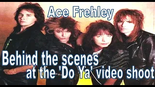 Ace Frehley - Behind the scenes at the 'Do Ya' video shoot