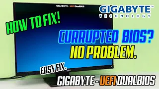 HOW TO FIX CURRUPTED DUAL BIOS | GIGABYTE - UEFI DUAL BIOS | TAGALOG TUTORIAL