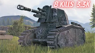 105 leFH18B2 8 Kills 3.3K Damage Arty  World of Tanks Replays 4K The best tank game