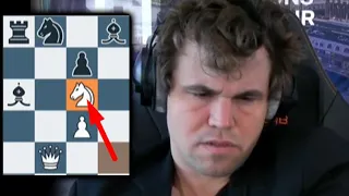 Magnus Carlsen SACRIFICES His KNIGHT to Set a TRAP for Wesley So