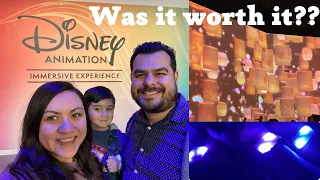 We Went to the Disney Animation Immersive Experience, Was It Worth It??