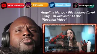 Angelina Mango - Fila Indiana (Live) | Italy 🇮🇹 | #EurovisionALBM | REACTION