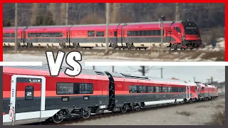 Railjet 1 vs Railjet 2 | Der ultimative Vergleich