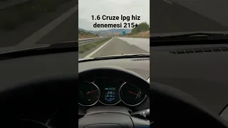 1.6 Cruze hız denemesi