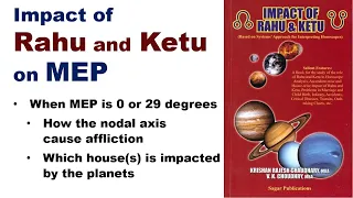 Impact of Rahu & Ketu Axis on the Most Effective Point (MEP)