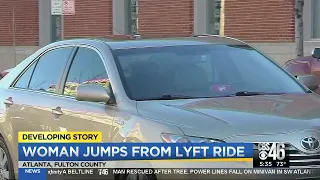 Woman jumps out of a moving Lyft car in fear of being attacked