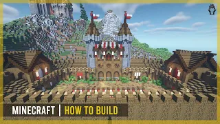 Minecraft How to Build a Medieval Tournament Field (Tutorial)