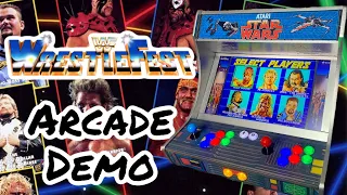 WWF WrestleFest Gameplay Demo On Arcade Cabinet Powered By Raspberry Pi 4 - RetroPie Guy