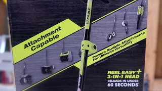 Unboxing and review of Ryobi 40-Volt cordless string trimmer