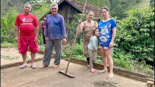 Não gosto de usar calçado#vivemos na simplicidade da roça...