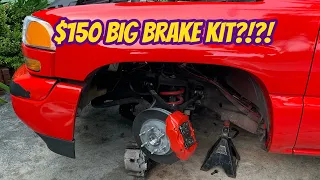 99-07 NBS Sierra {Silverado, Yukon, Tahoe, Suburban) 4 piston brake upgrade on a budget!