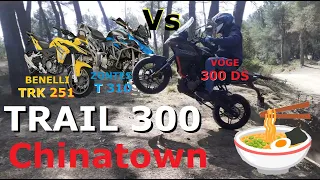 COMPARATIVO TRAIL 300 - Benelli TRK251 Vs Voge 300DS Vs Zontes T310