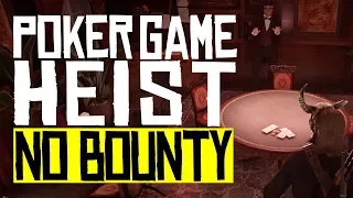 Poker Room Heist NO BOUNTY - Quick Guide - Red Dead Redemption 2