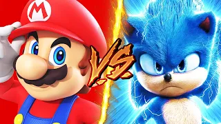 Is Mario really better than Sonic? | Mario VS Sonic | BATTLE ARENA | DanCo VS