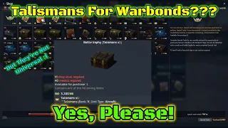 Warbond Shop Update - Talismans, Camo, And More For Warbonds+ Mini Buyer's Guide [War Thunder]