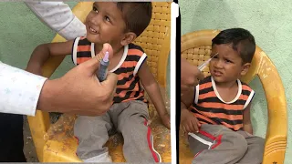 Full Video Boy Smiles during Injection || Injection comedy video || Injection funny video