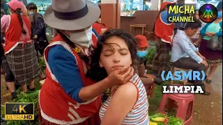 Spiritual Cleansing and Massage (limpia) ASMR with whispers, for tingles and sleep in Ecuador