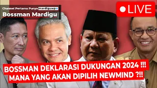 [LIVE] BOSSMAN NYATAKAN DUKUNGAN CAPRES DI PILPRES 2024 !!! RESMI GABUNG PARTAI ?!! - Mardigu Wowiek