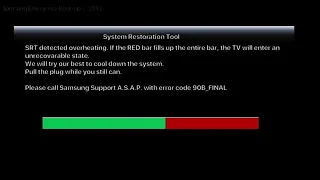 Samsung TV(Orsay) Overheating Killscreen ending(translated version)