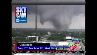 Tuscaloosa EF4 Tornado April 27, 2011 James Spann, Jason Simpson ABC33/40 SkyCam Coverage
