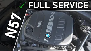 BMW F10 N57 Timing Chains and Bearings Servicing