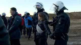 Greta Thunberg detained by German police at anti-coal protests