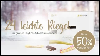 leckere myline Riegel Adventskalender in deiner MAORI Fitness Community