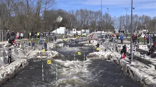 Coupe de France N1 2023 kayak slalom à Epinal (samedi)