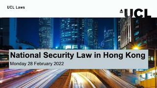 National Security Law in Hong Kong