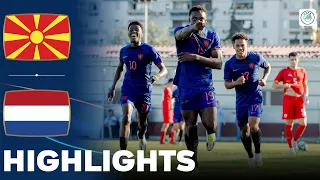 Netherlands vs North Macedonia | Highlights | U21 Euro Qualification 12-09-2023
