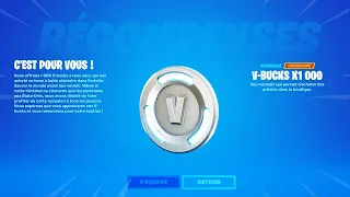 Ce DÉFI m’a DONNÉ 300 Vbucks GRATUITEMENT !! (J’aurais jamais cru recevoir autant de Vbucks)