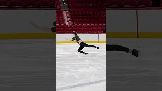 Figure skating is hard 😝 #iceskating #figureskating