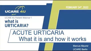 Acute Urticaria - what it is and how it works.