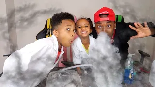 DRY ICE BOO BUBBLES Science Experiments for KIDS to do at HOME(Funny 😆