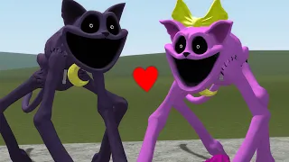 CATNAP Fall in LOVE! Poppy Playtime Chapter 3 in Garry's Mod!!!