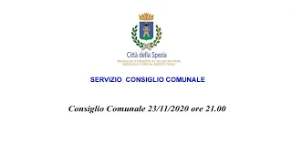 Consiglio Comunale, lunedì 23 Novembre 2020 ore 21:00