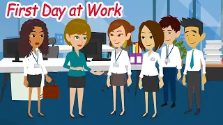 Dora Ep5:  First Day At Work -  English for Beginner | English Speaking Course