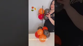 How to make a balloon Stand Bouquet for parties - DIY