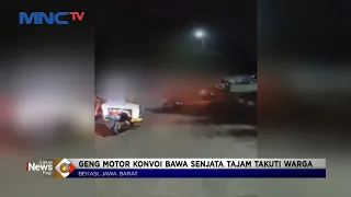 Bawa Sajam, Geng Motor di Bekasi Konvoi Resahkan Warga #LintasiNewsPagi 24/08