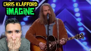 Chris Kläfford - Imagine - Original AGT audition (REACTION)