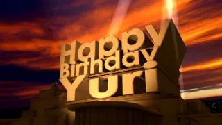 Happy Birthday Yuri