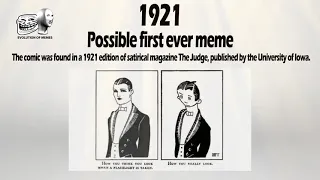 Evolution of memes 1921-2007-2020