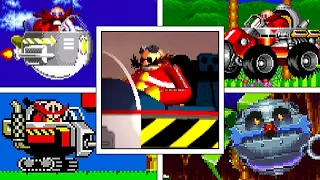 Evolution Of First Bosses In Sonic The Hedgehog 2D Games (No Damage)