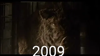 Evolution of giant boar (1984-2018)