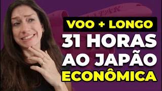 FOMOS ATÉ O JAPÃO com a QATAR AIRWAYS!  31 HORAS NA ECONÔMICA COM CONEXÃO EM DOHA - melhor do mundo?