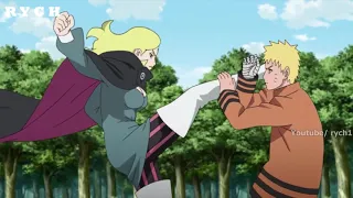 El primer Enfrentamiento de Naruto vs Delta Boruto capitulo 198