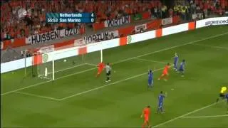 Netherlands Vs San Marino 11-0 - All Goals & Full Highlights - Euro 2012 Qualifying - 02-09-2011