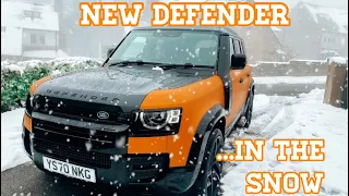 New Defender In The Snow!!!