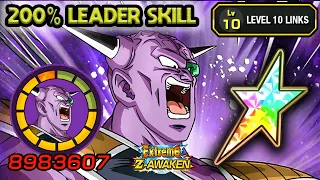 200% LEADER SKILL! 100% EZA F2P INT GINYU LEVEL 10 LINKS! Dragon Ball Z Dokkan Battle